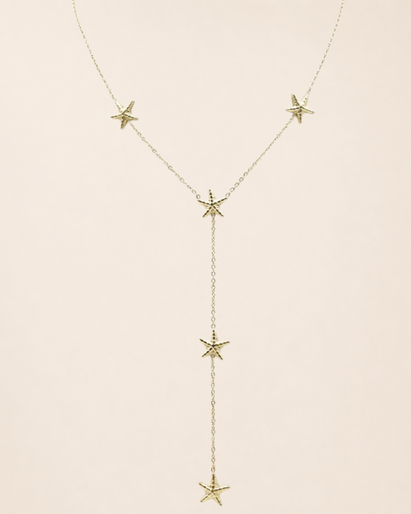 Collier en Y étoile de mer