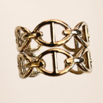 Bague  ALICIA double maille marine