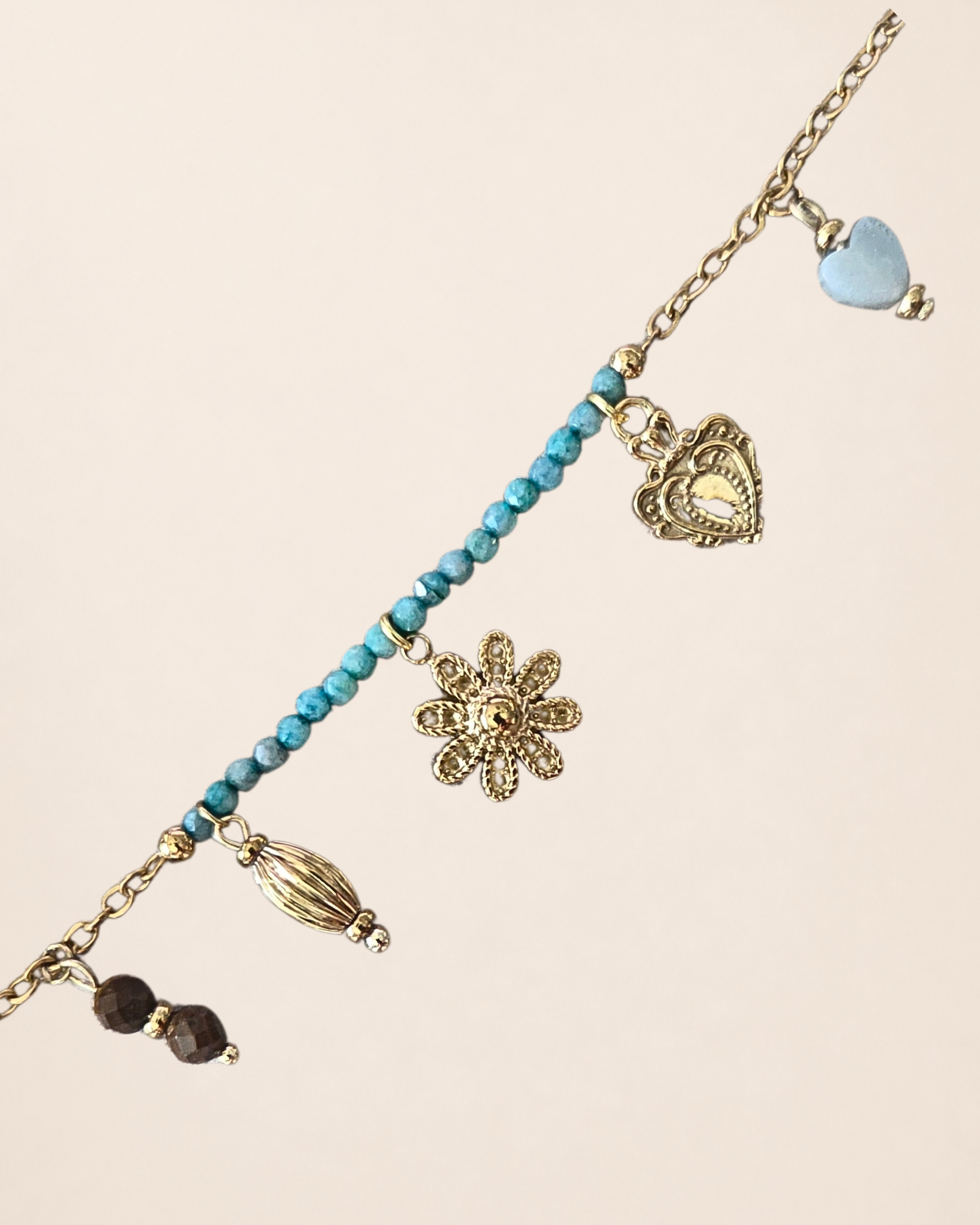 Bracelet Sophie avec pierre et breloque – Image 2