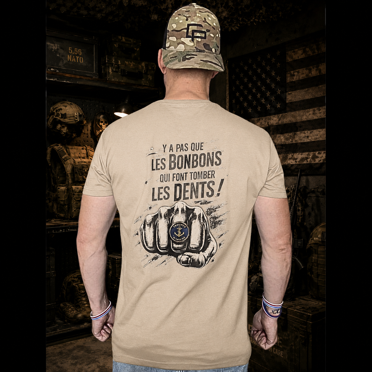 T-shirt - "Pas que les bonbons qui font tomber les dents " TDM – Image 3