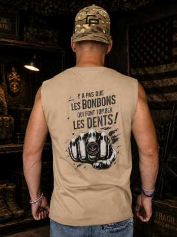 Débardeur – “Pas que les bonbons qui font tomber les dents ” TDM