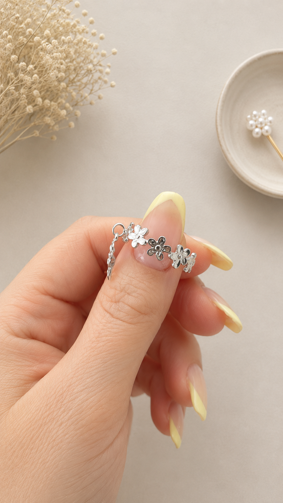 Bague ANAE fleur – Image 5