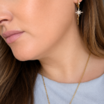 BOUCLE D'OREILLE PENDANTE Stellaire