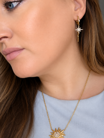 BOUCLE D’OREILLE PENDANTE Stellaire