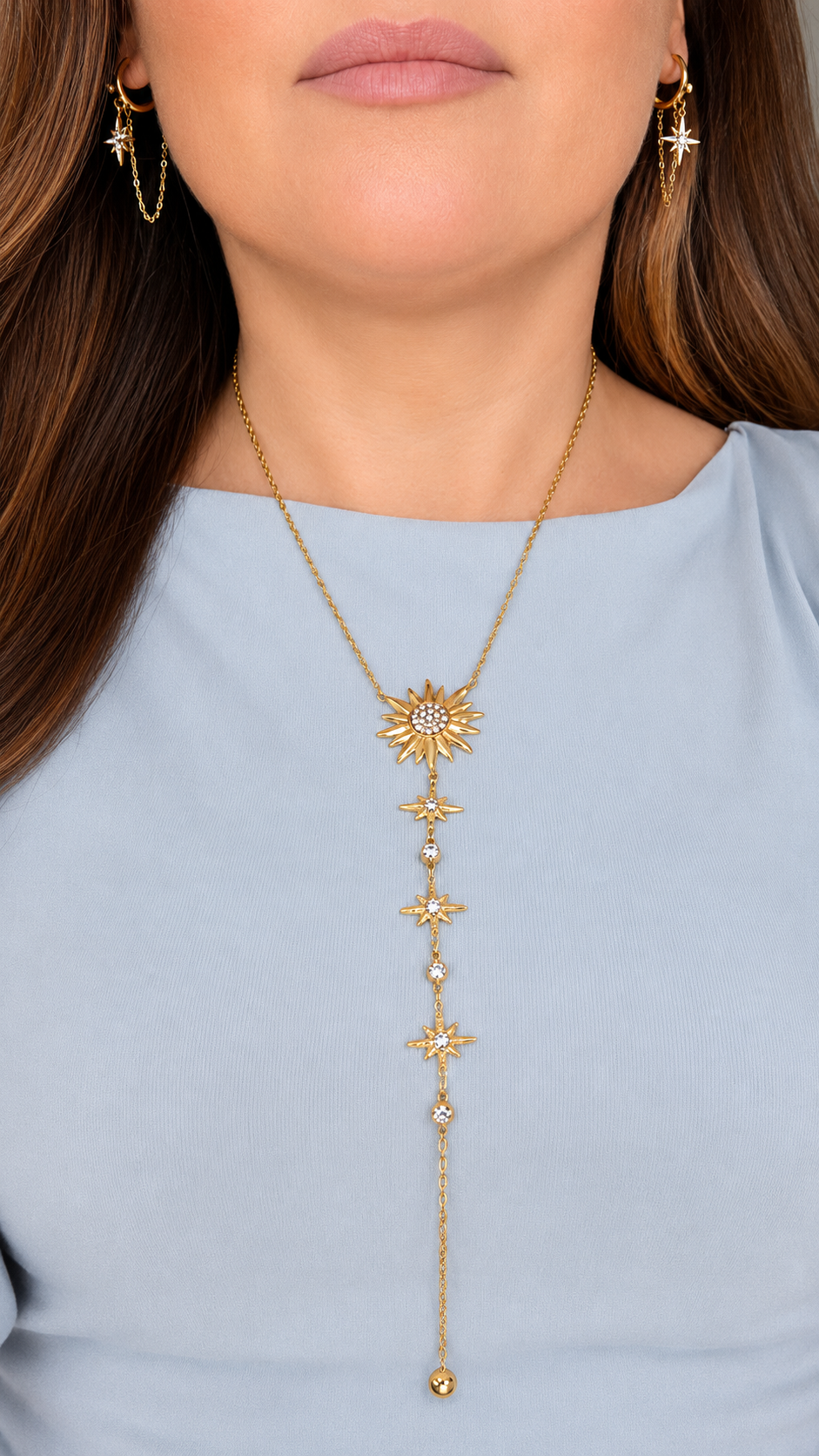 Collier LAÏLA soleil pendant