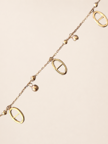 Chaine de cheville Maille marine