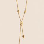 Collier Capucine maille marine