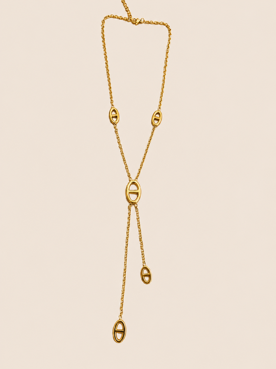 Collier Capucine maille marine