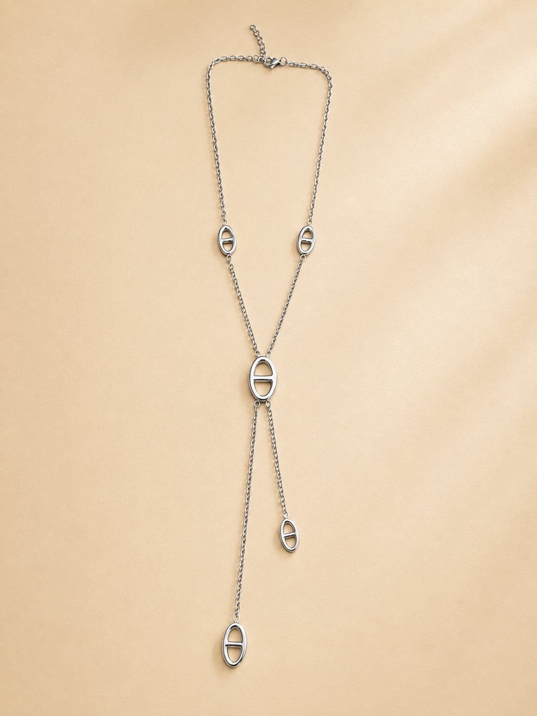 Collier Capucine maille marine – Image 2
