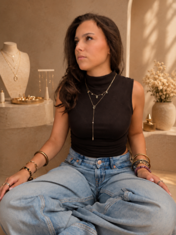 Collier double Romy