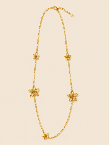 Collier Sautoir dahlia