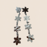 BOUCLE D'OREILLE PENDANTE FLEUR