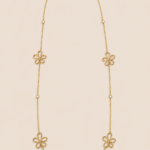 Collier Sautoir Camélia
