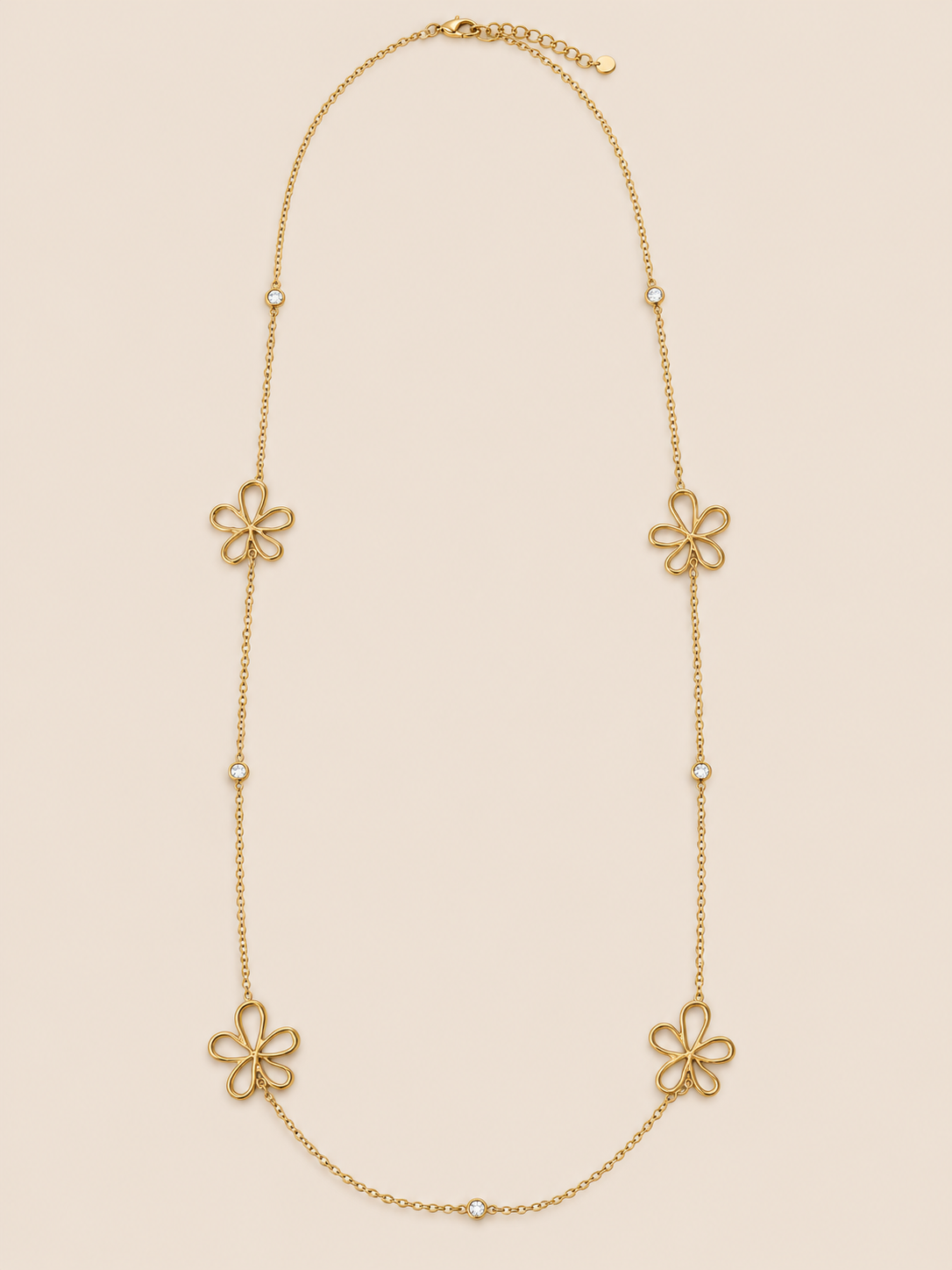 Collier Sautoir Camélia