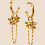 BOUCLE D'OREILLE FLORALE