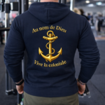 Sweat streetwear – "AU NOM DE DIEU, VIVE LA COLONIALE ! "