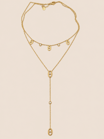 Collier double Romy