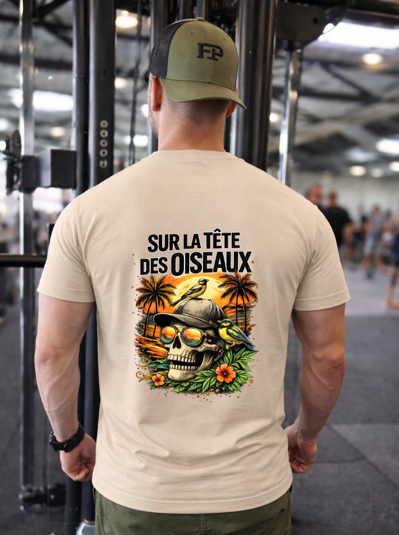 T-shirt humour –"SUR LA TETE DES OISEAUX" – Image 7