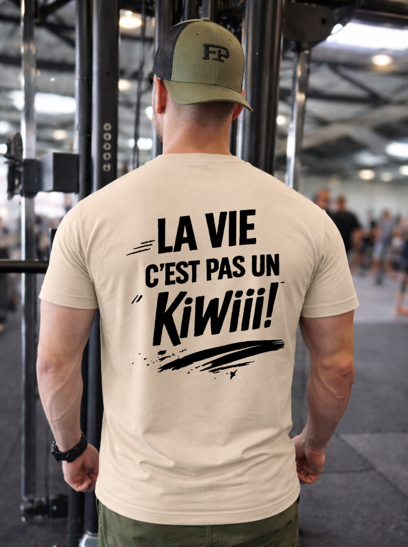 T-shirt humour –"LA VIE C'EST PAS UN KIWIII!" – Image 7