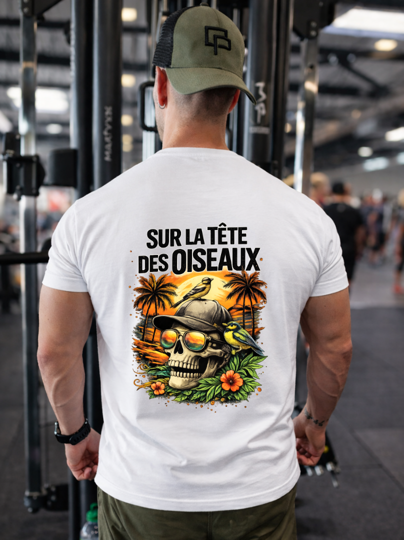 T-shirt humour –"SUR LA TETE DES OISEAUX" – Image 11