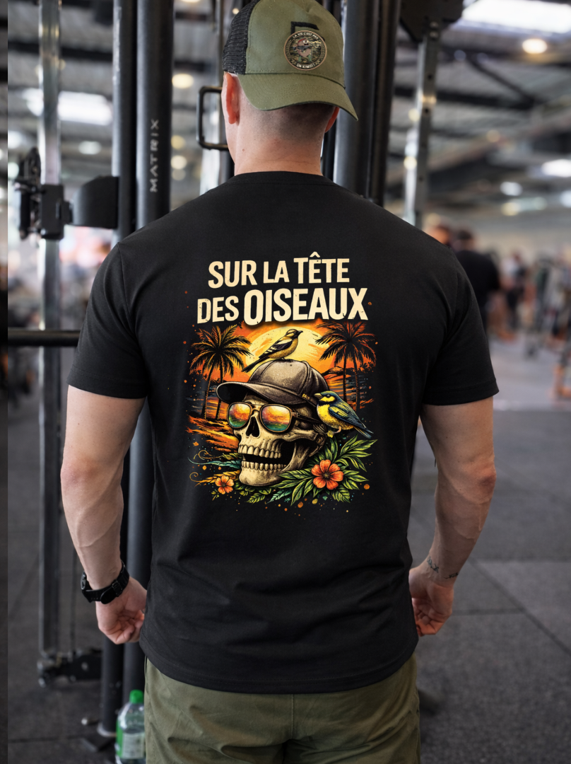 T-shirt humour –"SUR LA TETE DES OISEAUX" – Image 10