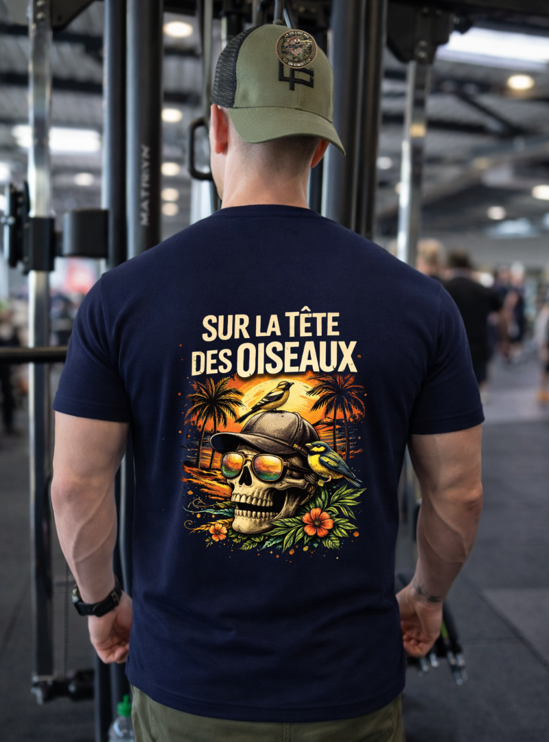 T-shirt humour –"SUR LA TETE DES OISEAUX" – Image 8