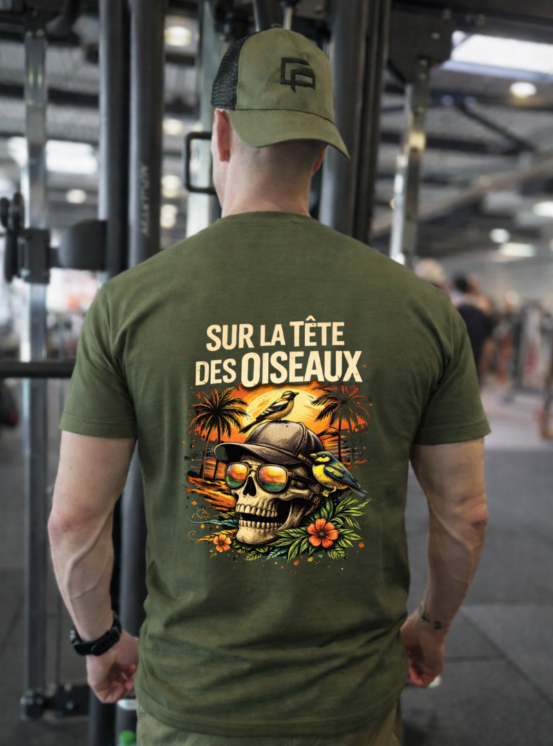 T-shirt humour –"SUR LA TETE DES OISEAUX" – Image 9