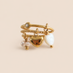 Bague breloque coeur