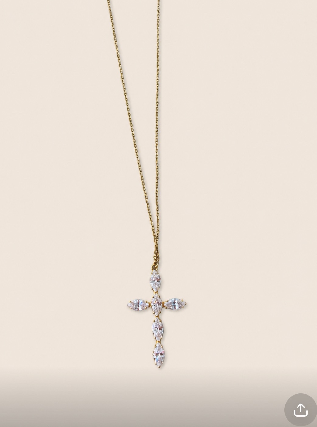 Collier sautoir CROIX