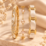 🤍 Composition Éclat Champagne – 3 bracelets, 10 € d'économie ✨