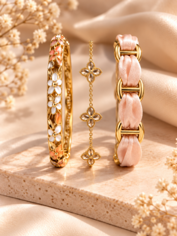 🧡 Composition Éclat Saumon – 3 bracelets, 10 € d’économie ✨