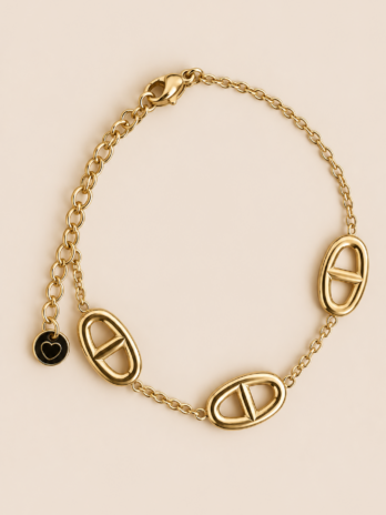Bracelet baby LISA Maille Marine